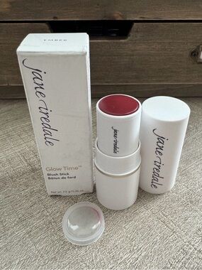 Jane Iredale Glow Time Blush Stick in Ember. Full size. NIB
